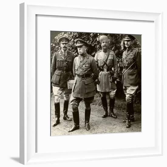 Sir John French, Commander-In-Chief of the Bef, France, World War I, 1914-1915-null-Framed Photographic Print