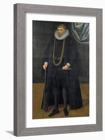 Sir John Garrard, Lord Mayor in 1601, 1618-Daniel Mytens-Framed Giclee Print