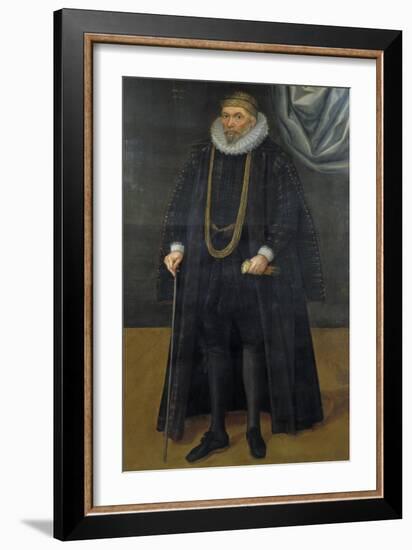 Sir John Garrard, Lord Mayor in 1601, 1618-Daniel Mytens-Framed Giclee Print