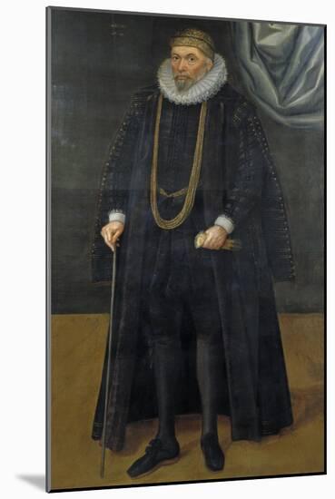 Sir John Garrard, Lord Mayor in 1601, 1618-Daniel Mytens-Mounted Giclee Print