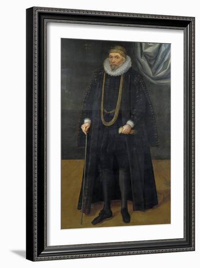 Sir John Garrard, Lord Mayor in 1601, 1618-Daniel Mytens-Framed Giclee Print