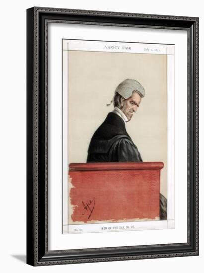 Sir John George Shaw-Lefevre, British Barrister, Politician and Civil Servant, 1871-Carlo Pellegrini-Framed Giclee Print