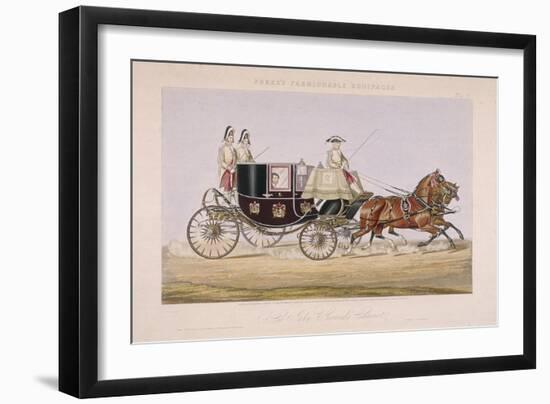 Sir John Gerard's Chariot, 1844-null-Framed Giclee Print