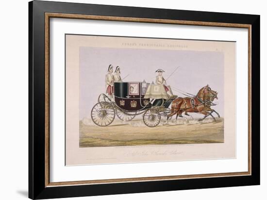 Sir John Gerard's Chariot, 1844-null-Framed Giclee Print