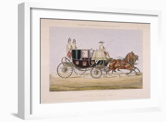 Sir John Gerard's Chariot, 1844-null-Framed Giclee Print