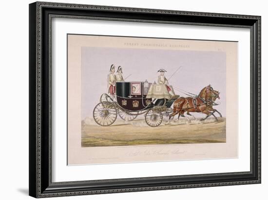 Sir John Gerard's Chariot, 1844-null-Framed Giclee Print