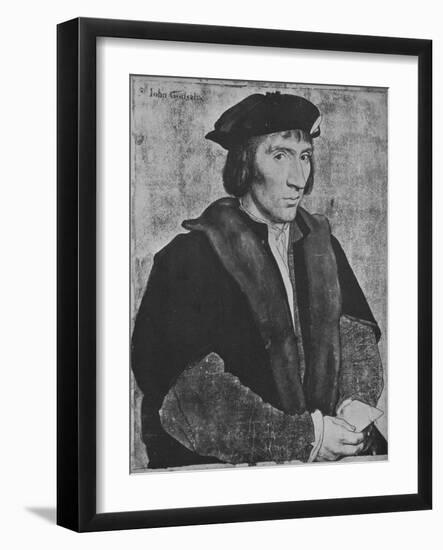 'Sir John Godsalve', c1532-1534 (1945)-Hans Holbein the Younger-Framed Giclee Print