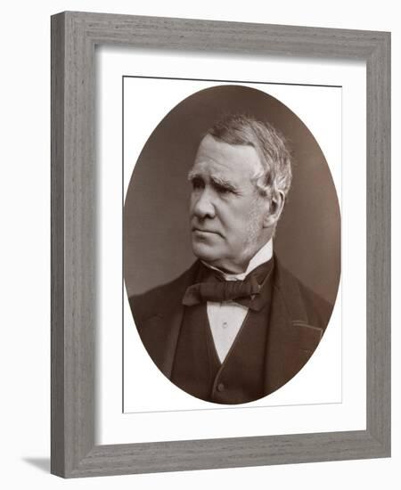 Sir John Hawkshaw, Frs, British Civil Engineer, 1877-Lock & Whitfield-Framed Photographic Print