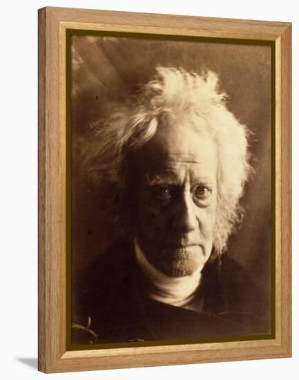 Sir John Herschel, 1867-Julia Margaret Cameron-Framed Premier Image Canvas