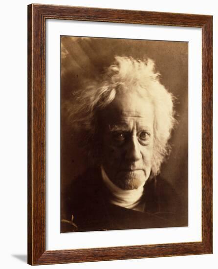 Sir John Herschel, 1867-Julia Margaret Cameron-Framed Giclee Print