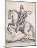 Sir John Hotham Riding 1-S Harding-Mounted Art Print