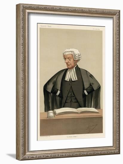 Sir John Huddleston-Carlo Pellegrini-Framed Art Print