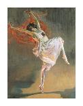 Miss Auras: the Red Book-Sir John Lavery-Photographic Print