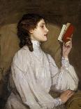 Miss Auras: the Red Book-Sir John Lavery-Photographic Print