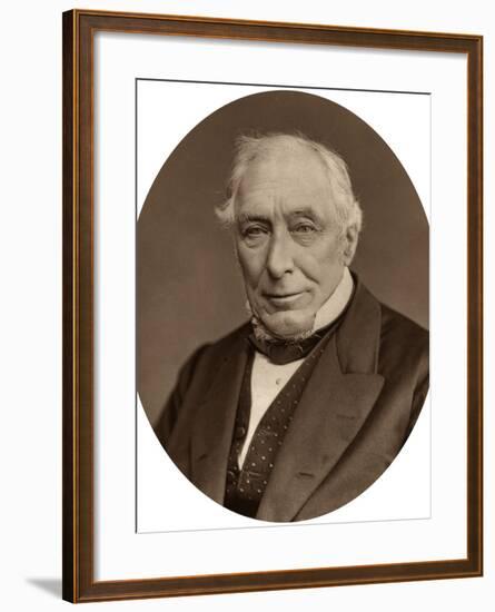 Sir John Mellor, Judge of the High Court of Justice, 1880-Lock & Whitfield-Framed Photographic Print