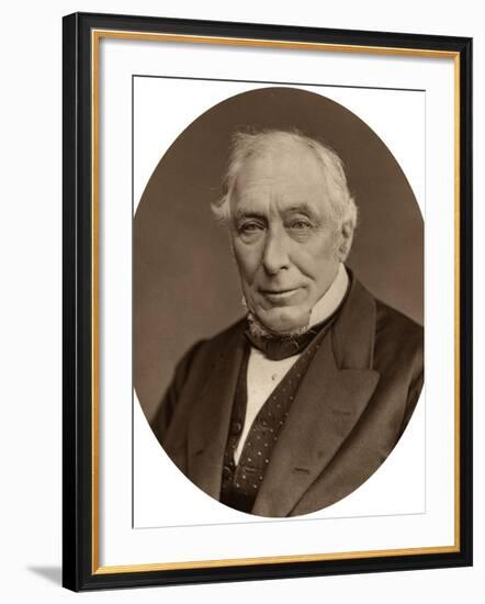 Sir John Mellor, Judge of the High Court of Justice, 1880-Lock & Whitfield-Framed Photographic Print