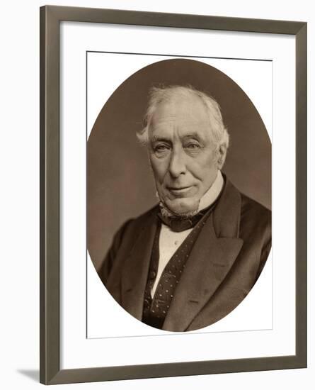 Sir John Mellor, Judge of the High Court of Justice, 1880-Lock & Whitfield-Framed Photographic Print