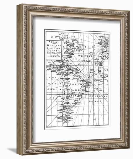 'Sir John Narbrough's Voyage', c1670, (1903)-Unknown-Framed Giclee Print