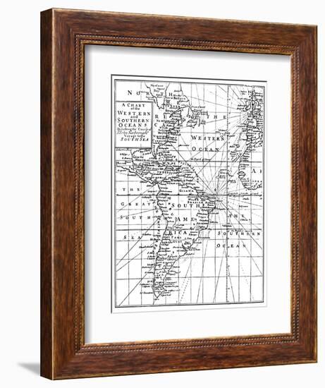 'Sir John Narbrough's Voyage', c1670, (1903)-Unknown-Framed Giclee Print