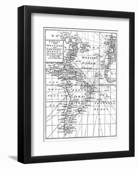 'Sir John Narbrough's Voyage', c1670, (1903)-Unknown-Framed Giclee Print