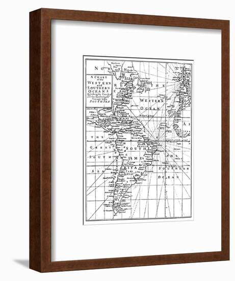 'Sir John Narbrough's Voyage', c1670, (1903)-Unknown-Framed Giclee Print