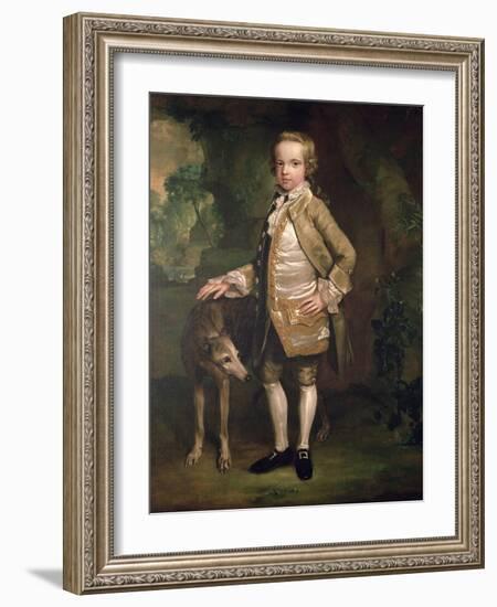 Sir John Nelthorpe, 6th Baronet as a Boy-George Stubbs-Framed Giclee Print