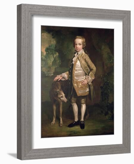 Sir John Nelthorpe, 6th Baronet as a Boy-George Stubbs-Framed Giclee Print