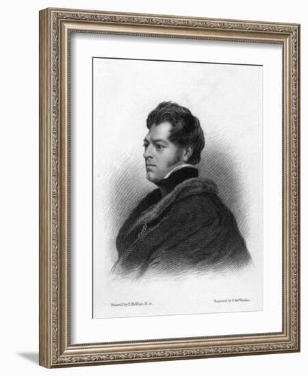 Sir John Richardson, 1828-Edward Finden-Framed Art Print