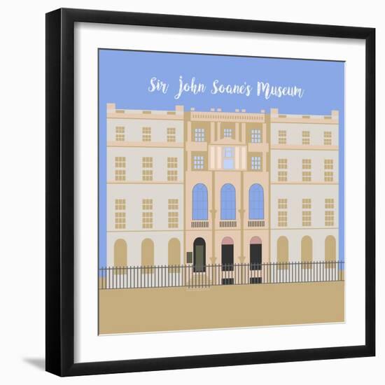 Sir John Soane's Museum-Claire Huntley-Framed Giclee Print