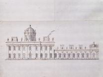 Castle Howard, Yorkshire: a Schematic Pencil Sketch Showing the Development of the Forecourt…-Sir John Vanbrugh-Framed Giclee Print