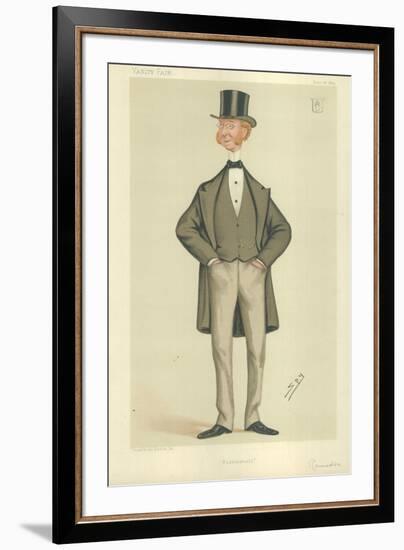 Sir John William Ramsden-Sir Leslie Ward-Framed Premium Giclee Print