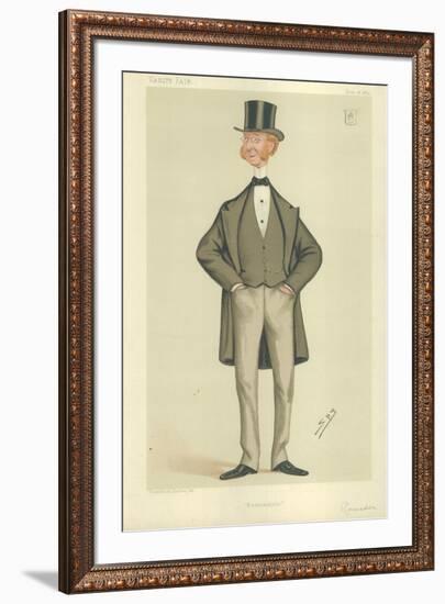 Sir John William Ramsden-Sir Leslie Ward-Framed Premium Giclee Print