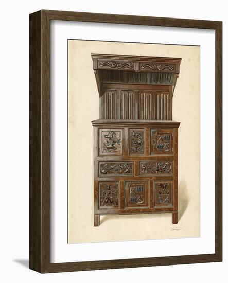 Sir John Wynne's Buffet, in the Possession of the Earl of Carrington-Shirley Charles Llewellyn Slocombe-Framed Giclee Print