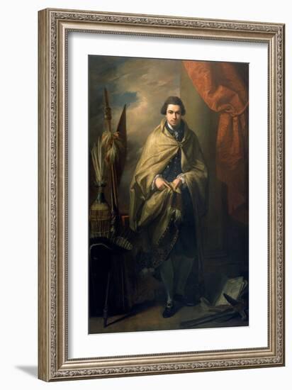 Sir Joseph Banks, 1773, Botanist-Benjamin West-Framed Giclee Print