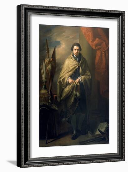 Sir Joseph Banks, 1773, Botanist-Benjamin West-Framed Giclee Print