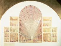 Section Perspective of the Proposed Great Victorian Way, circa 1854-Sir Joseph Paxton-Framed Giclee Print
