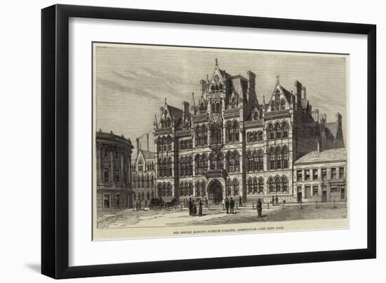Sir Josiah Mason's Science College, Birmingham-Frank Watkins-Framed Giclee Print