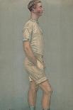 'Oxford Cricket', 1889-Sir Leslie Matthew Ward-Framed Giclee Print