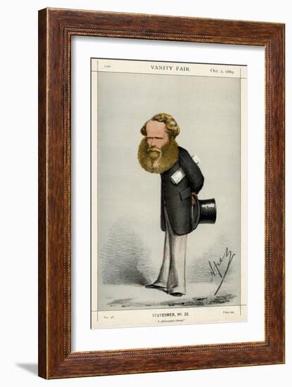 Sir M. E. Grant Duff, Vanity Fair-Carlo Pellegrini-Framed Art Print