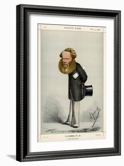 Sir M. E. Grant Duff, Vanity Fair-Carlo Pellegrini-Framed Art Print