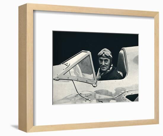 ''Sir Malcolm Campbell at the wheel of Bluebird', 1937-Unknown-Framed Photographic Print