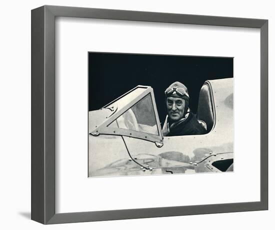 ''Sir Malcolm Campbell at the wheel of Bluebird', 1937-Unknown-Framed Photographic Print