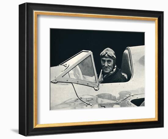 ''Sir Malcolm Campbell at the wheel of Bluebird', 1937-Unknown-Framed Photographic Print