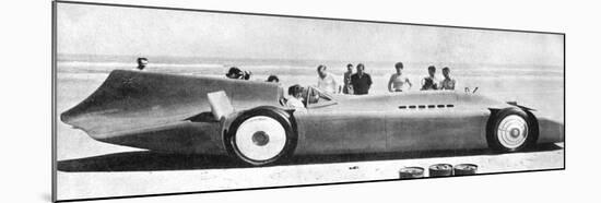 Sir Malcom Campbell (1885-194) in Bluebird, Daytona Beach, Florida, 7th March 1935 193)-null-Mounted Giclee Print