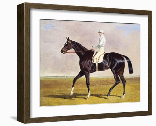 Sir Mark Wood's Racehorse 'Lucetta' with J. Robinson Up-John Frederick Herring I-Framed Giclee Print