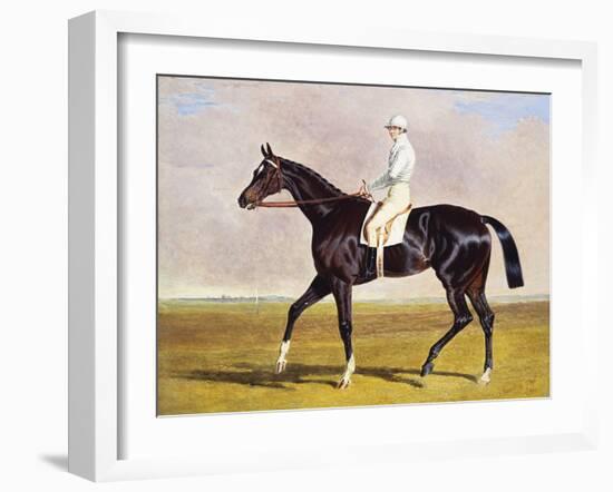 Sir Mark Wood's Racehorse 'Lucetta' with J. Robinson Up-John Frederick Herring I-Framed Giclee Print