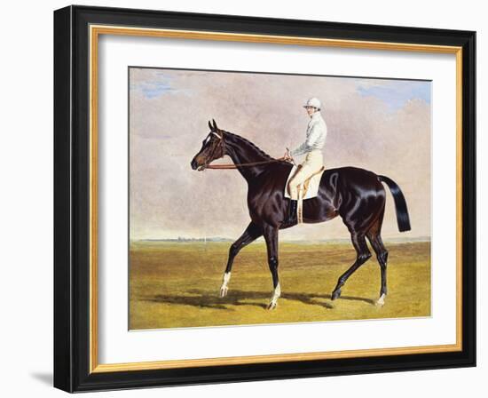 Sir Mark Wood's Racehorse 'Lucetta' with J. Robinson Up-John Frederick Herring I-Framed Giclee Print