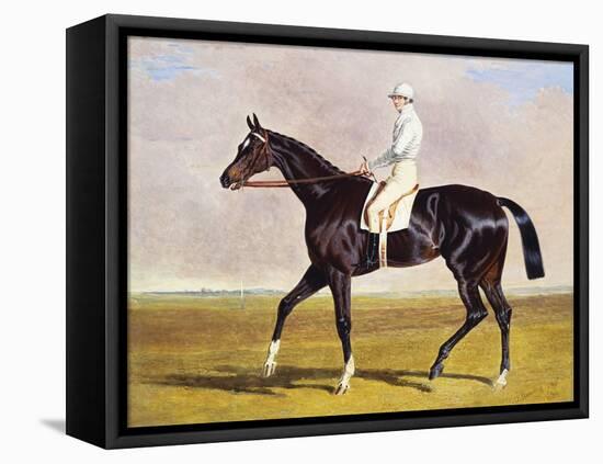 Sir Mark Wood's Racehorse 'Lucetta' with J. Robinson Up-John Frederick Herring I-Framed Premier Image Canvas