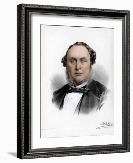 Sir Michael Costa, Italian-Born British Composer and Conductor, C1890-Petter & Galpin Cassell-Framed Giclee Print