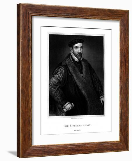 Sir Nicholas Bacon, English Politician-R Cooper-Framed Giclee Print